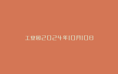 工业园2024年10月10日