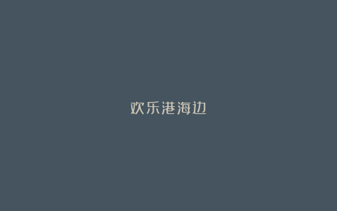 欢乐港海边