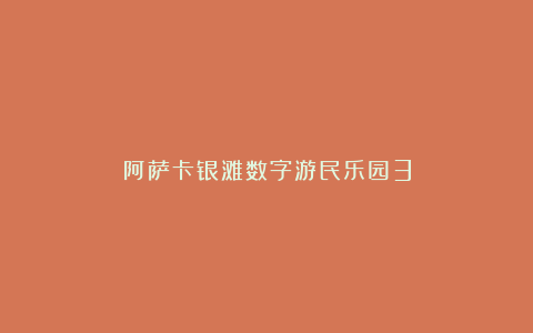 阿萨卡银滩数字游民乐园3